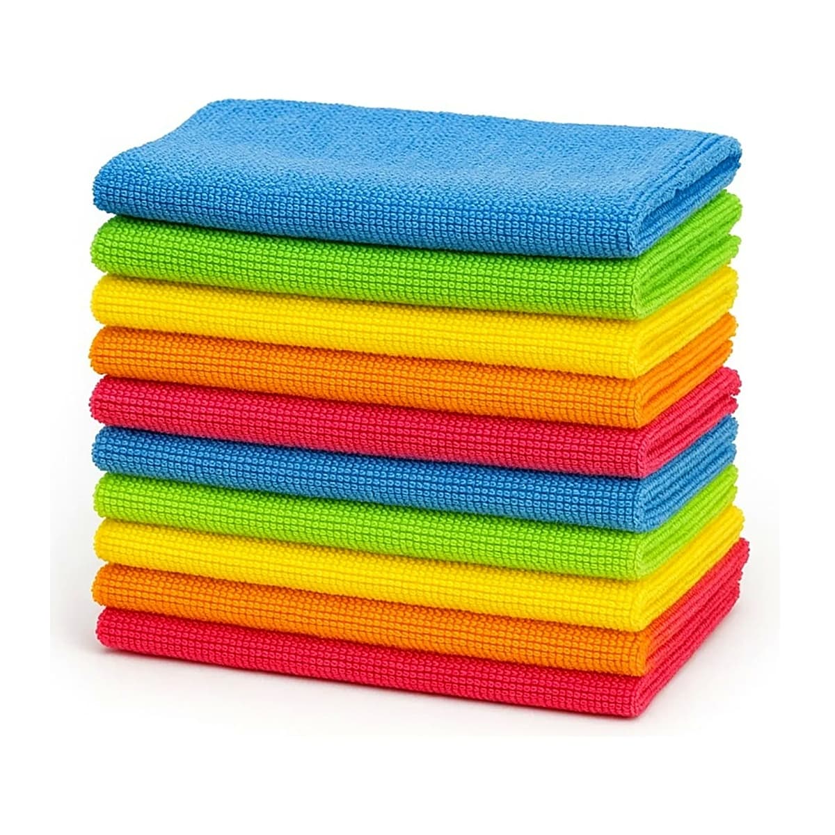 Kit 10 Flanela Microfibra Limpa Vidro Pia Pano Multiuso Tipo